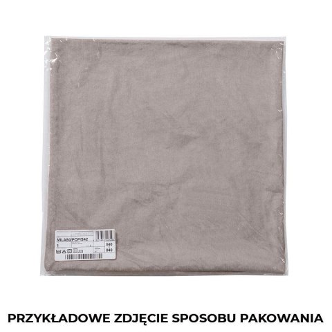 VELVI Poszewka dekoracyjna, 40x40cm, kolor 016 kremowy VELVI0/POP/016/040040/1 VELVI Poszewka dekoracyjna, 40x40cm, kolor 016 kremowy VELVI0/POP/016/040040/1