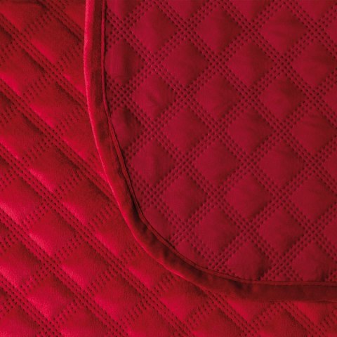 VELVI Narzuta dekoracyjna, rozmiar 170x210cm, kolor 043 czerwony VELVI0/NAP/043/170210/1