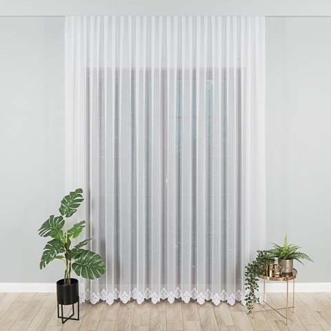 Firanka, wysokość 280cm, kolor 001 biały 123592/768/001/000280/1