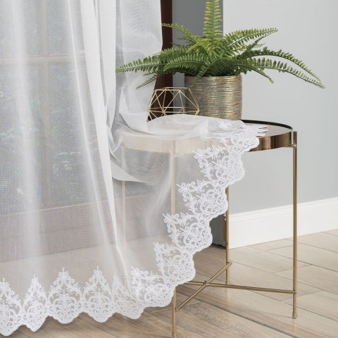 Firanka, wysokość 280cm, kolor 001 biały 123592/768/001/000280/1