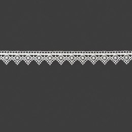 Koronka gipiurowa, wysokość 3cm, kolor 001 biały 074037/447/001/000003/1