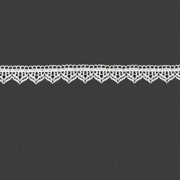 Koronka gipiurowa, wysokość 3cm, kolor biały 074079/447/001/000003/1