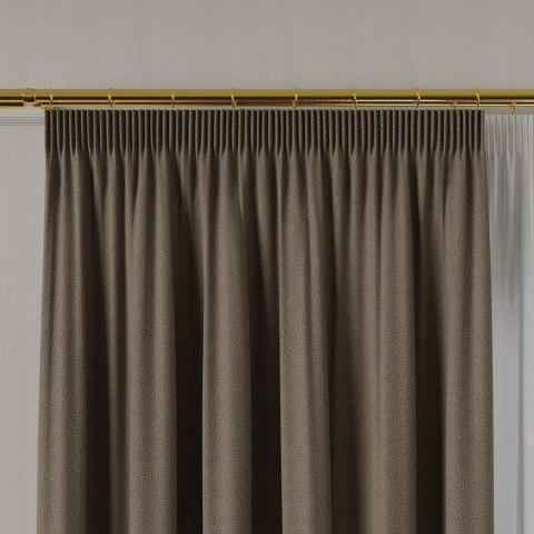 RUFUS Tkanina dekoracyjna dwustronna, wysokość 320cm, kolor 714 jasny brązowy TD0017/TDP/714/000320/1