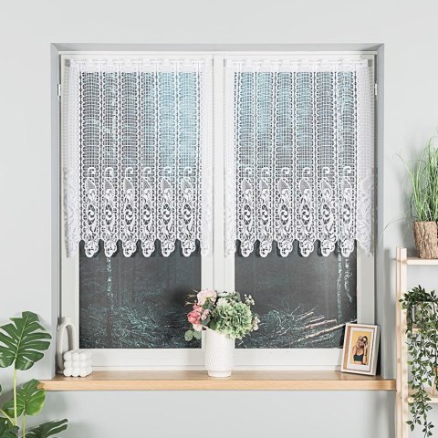 Zazdrostka żakardowa panelowa, wysokość 90cm, kolor 001 biały 605100/000/001/000090/1 Zazdrostka żakardowa panelowa, wysokość 90cm, kolor 001 biały 605100/000/001/000090/1