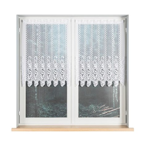 Zazdrostka żakardowa panelowa, wysokość 90cm, kolor 001 biały 605100/000/001/000090/1 Zazdrostka żakardowa panelowa, wysokość 90cm, kolor 001 biały 605100/000/001/000090/1