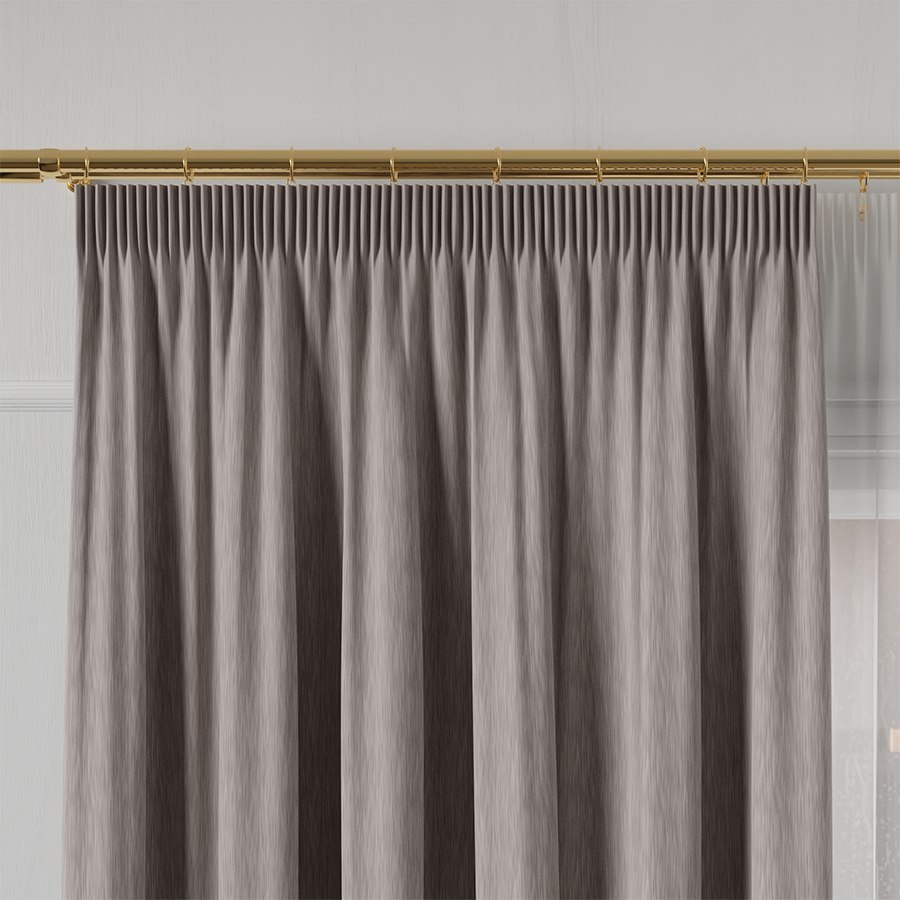 Tkanina dekoracyjna LISA wysokość 300 cm kolor ciemny szary