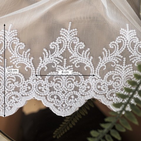 Firanka, wysokość 280cm, kolor 001 biały 123592/768/001/000280/1
