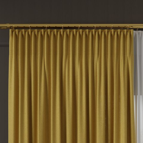 MIRABEL Tkanina dekoracyjna, wysokość 320cm, kolor 925 żółty 065579/TDP/925/000320/1