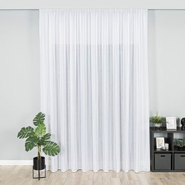 Firanka fantazyjna z ołowianką 001215 wysokość 300 cm kolor biały
