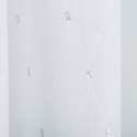 Firanka haftowana 112736 wysokość 280 cm kolor biały