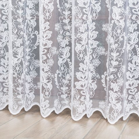 Firanka żakardowa 107083 wysokość 250 cm kolor biały Firanka żakardowa 107083 wysokość 250 cm kolor biały