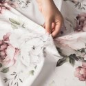 Tkanina dekoracyjna PEONI szerokość 140 cm kolor jasny różowy