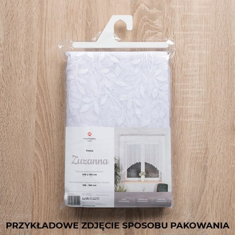 Firanka gotowa żakardowa ZUZANNA 120x250 cm kolor biały