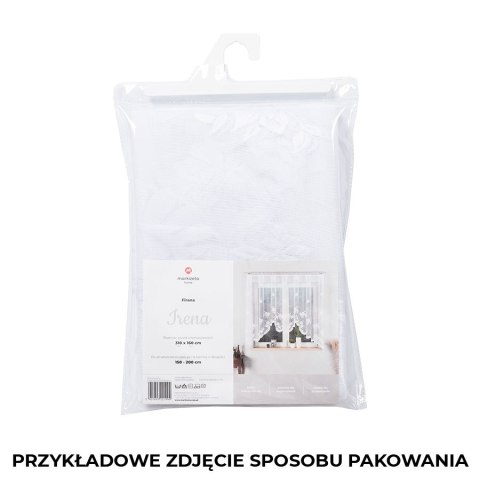 IRENA Firanka żakardowa gotowa, szerokość 310 x wysokość 160cm, kolor 001 biały 002648/FBL/001/310160/1