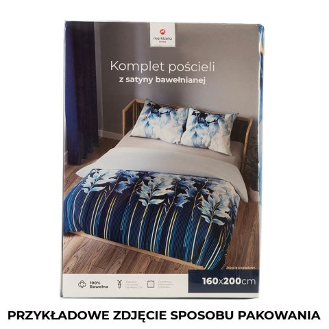 INDIGO Komplet pościeli z satyny bawełnianej 160x200cm 100047/SAT/000/160200/1