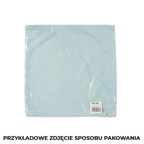 VELVI Poszewka dekoracyjna, 50x50cm, kolor 021 pastelowy szary - szyta w Polsce VELVI0/POP/021/050050/1