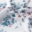 GWIAZDA BETLEJEMSKA Tkanina dekoracyjna NINA WODOODPORNA, szerokość 155cm, kolor 002 różowo-niebieski DBN010/NIW/002/155000/1