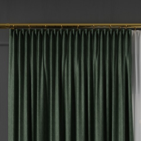 DIEGO Tkanina dekoracyjna, wysokość 295cm, kolor 032 ciemny zielony 043090/TDP/032/000295/1