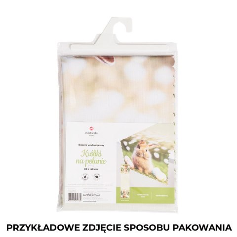 LUDOWE PISANKI Bieżnik NINA WODOODPORNA, 38x140cm, kolor 004 granatowy PWI216/KSP/C04/038140/1