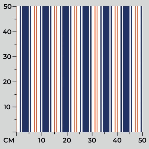 WIOSENNY PIKNIK PASKI Tkanina dekoracyjna OXFORD WODOODPORNY, szerokość 145cm, kolor 004 granatowy D00218/OXW/004/145000/1