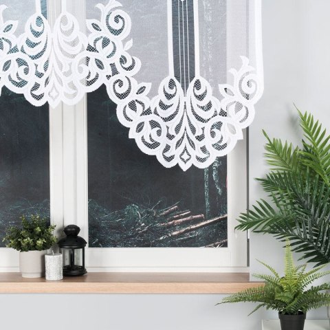 ARALIA Panel żakardowy, szerokość 160 x wysokość 120cm, kolor 001 biały 019313/POL/001/000121/1