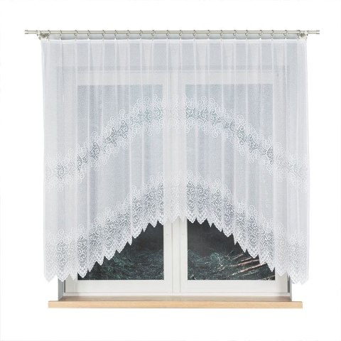 VIOLETTA Firanka żakardowa odpasowana, szerokość 250 x wysokość 150cm, kolor 001 biały 001539/BLY/001/000152/1 VIOLETTA Firanka żakardowa odpasowana, szerokość 250 x wysokość 150cm, kolor 001 biały 001539/BLY/001/000152/1
