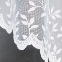 ZUZANNA Firanka żakardowa odpasowana ze wzorem po całości, szerokość 250 x wysokość 130cm, kolor 001 biały 023058/FOL/001/000131
