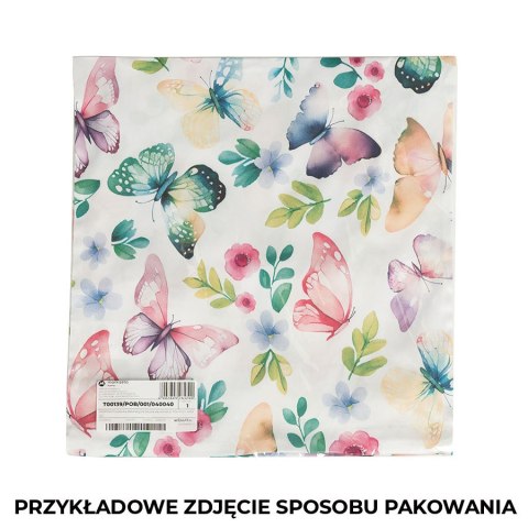 KWIATY POLNE Poszewka dekoracyjna Satyna bawełniana, 40x40cm, kolor 001 T00129/POB/001/040040/1