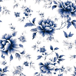 FLORESA Tkanina dekoracyjna NINA WODOODPORNA, 160cm, kolor 001 niebieski D00232/NIW/001/160000/1