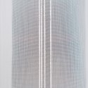 Firanka fantazyjna ze wzorem pasowym z ołowianką, wysokość 305cm, kolor 020 biały ze srebrną nitką 019789/OLO/020/000305/1
