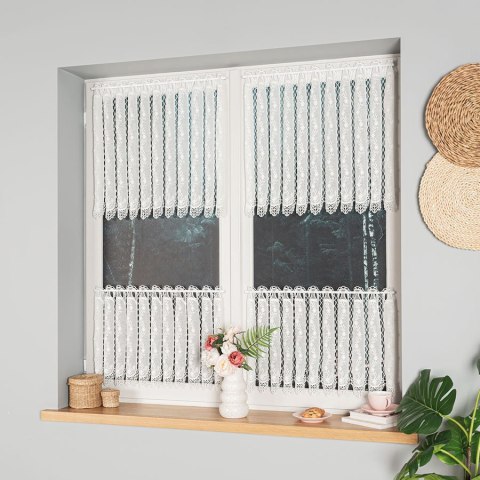 Zazdrostka haftowana panelowa na batyście, wysokość 60cm, kolor 011 naturalny 015589/420/011/000060/1 Zazdrostka haftowana panelowa na batyście, wysokość 60cm, kolor 011 naturalny 015589/420/011/000060/1