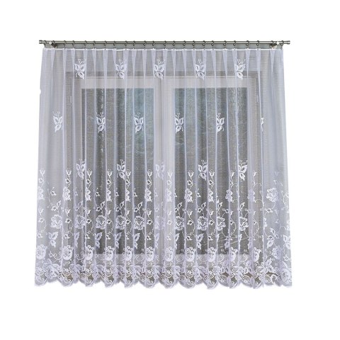 Firanka żakardowa, wysokość 170cm, kolor 001 biały 637031/000/001/000170/1 Firanka żakardowa, wysokość 170cm, kolor 001 biały 637031/000/001/000170/1