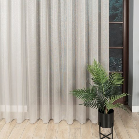 Firanka fantazyjna z ołowianką, wysokość 250cm, kolor 023 szary z błyskiem 000639/OLO/023/000250/1 Firanka fantazyjna z ołowianką, wysokość 250cm, kolor 023 szary z błyskiem 000639/OLO/023/000250/1