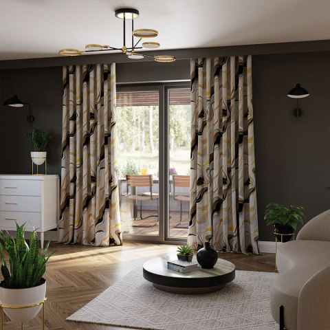 STONE Tkanina dekoracyjna BLACKOUT, 145cm, kolor 001 biały D00245/BLC/001/145000/1