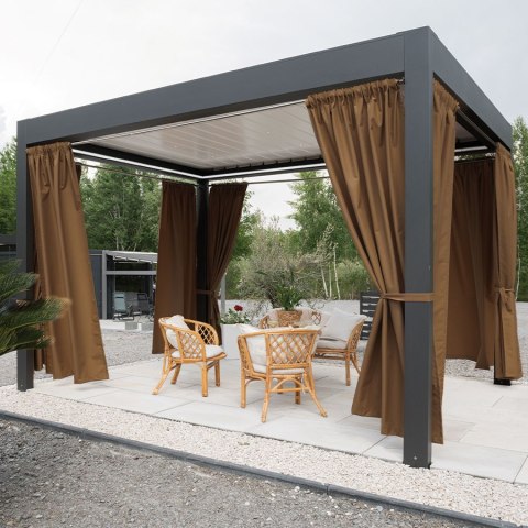 SIMBA Tkanina dekoracyjna zewnętrzna premium, szerokość 150 cm, kolor 282 brązowy TD0027/TDW/282/150000/1 SIMBA Tkanina dekoracyjna zewnętrzna premium, szerokość 150 cm, kolor 282 brązowy TD0027/TDW/282/150000/1