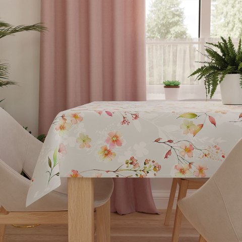 SPRING Tkanina dekoracyjna NINA WODOODPORNA, 160cm, kolor 001 szaro różowy D00260/NIW/001/160000/1