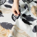 Tkanina dekoracyjna BLANKO szerokość 140 cm kolor czarny