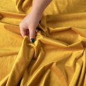 Tkanina dekoracyjna VELVI wysokość 300 cm kolor szafranowy