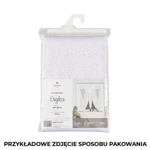 HALINA Firanka żakardowa gotowa, szerokość 400 x wysokość 160cm, kolor 001 biały 000383/FBP/001/400160/1