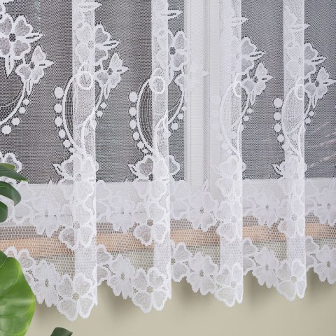 Firanka żakardowa ze wzorem po całości, wysokość 180cm, kolor 001 biały 044267/000/001/000180/1 Firanka żakardowa ze wzorem po całości, wysokość 180cm, kolor 001 biały 044267/000/001/000180/1