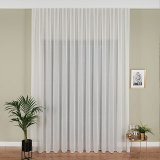 Firanka fantazyjna z ołowianką, wysokość 300cm, kolor 010 off white 019304/OLO/010/000300/1