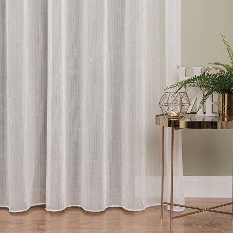 Firanka fantazyjna z ołowianką, wysokość 300cm, kolor 010 off white 019304/OLO/010/000300/1