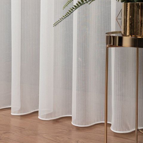 Firanka fantazyjna z ołowianką, wysokość 300cm, kolor 010 off white 019304/OLO/010/000300/1