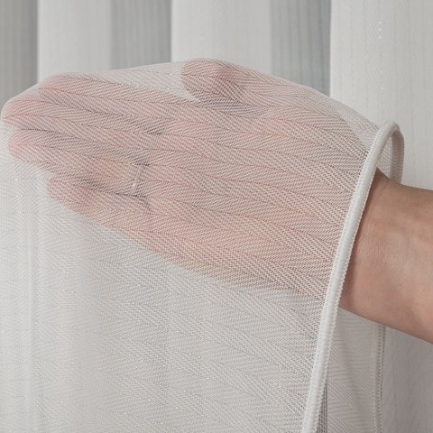 Firanka fantazyjna z ołowianką, wysokość 300cm, kolor 010 off white 019304/OLO/010/000300/1