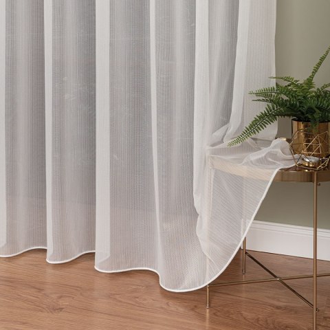 Firanka fantazyjna z ołowianką, wysokość 300cm, kolor 010 off white 019304/OLO/010/000300/1