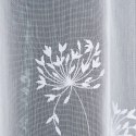 Firanka haftowana 053801 wysokość 160 cm kolor biały
