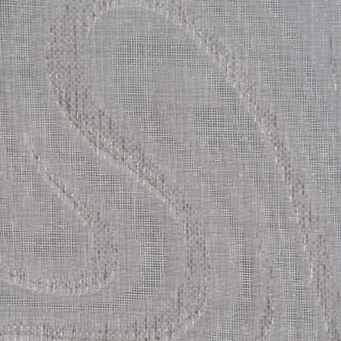 GALINA Firanka z ołowianką, wysokość 320cm, kolor 009 biały ze srebrnym haftem GALINA/OLO/009/000320/1