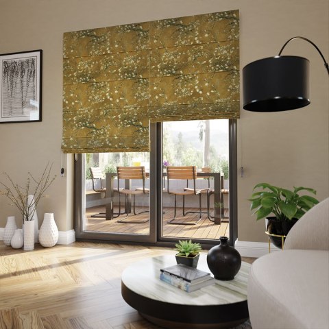 KWITNĄCY MIGDAŁOWIEC Tkanina dekoracyjna VELVET, 150cm, kolor 018 szafranowy D00301/VEL/018/150000/1 KWITNĄCY MIGDAŁOWIEC Tkanina dekoracyjna VELVET, 150cm, kolor 018 szafranowy D00301/VEL/018/150000/1