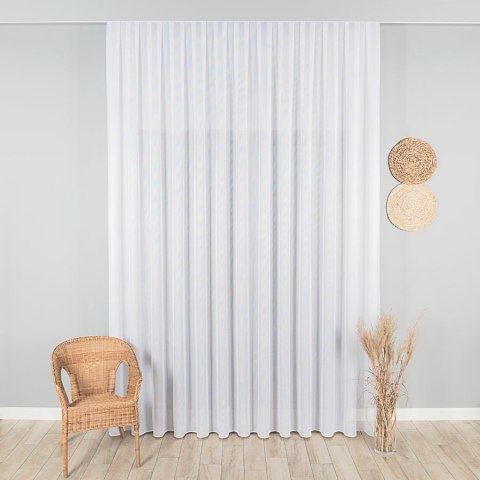 ZARIA Firana fantazyjna z ołowianką, wysokość 320cm, kolor 001 biały 419029/OLO/001/000320/1 ZARIA Firana fantazyjna z ołowianką, wysokość 320cm, kolor 001 biały 419029/OLO/001/000320/1