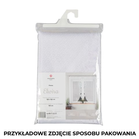 DOMINIKA Firanka żakardowa gotowa, szerokość 300cm x wysokość 160cm, kolor 001 biały 358051/FBP/001/300160/1